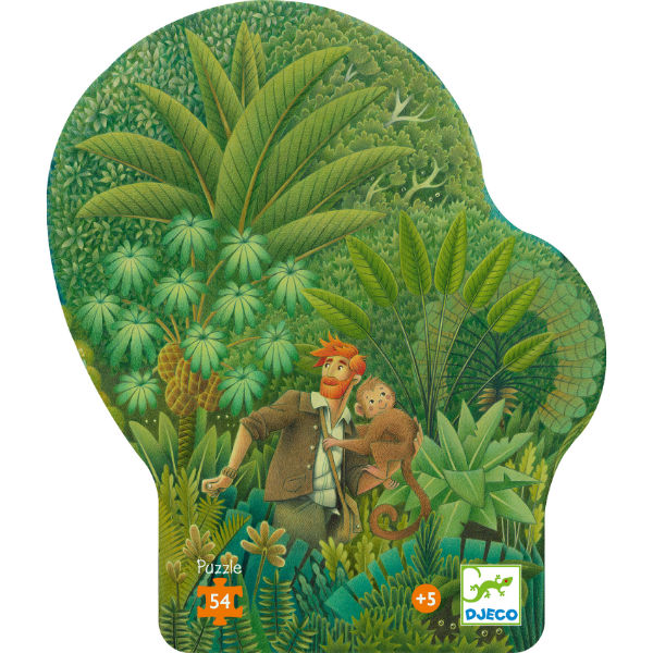 Image de  PUZZLES SILHOUETTES DANS LA JUNGLE 54 PCS ND19 