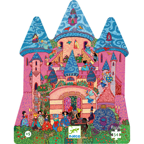 Image de  PUZZLES SILHOUETTES CHATEAU FEERIQUE 54 PCS 