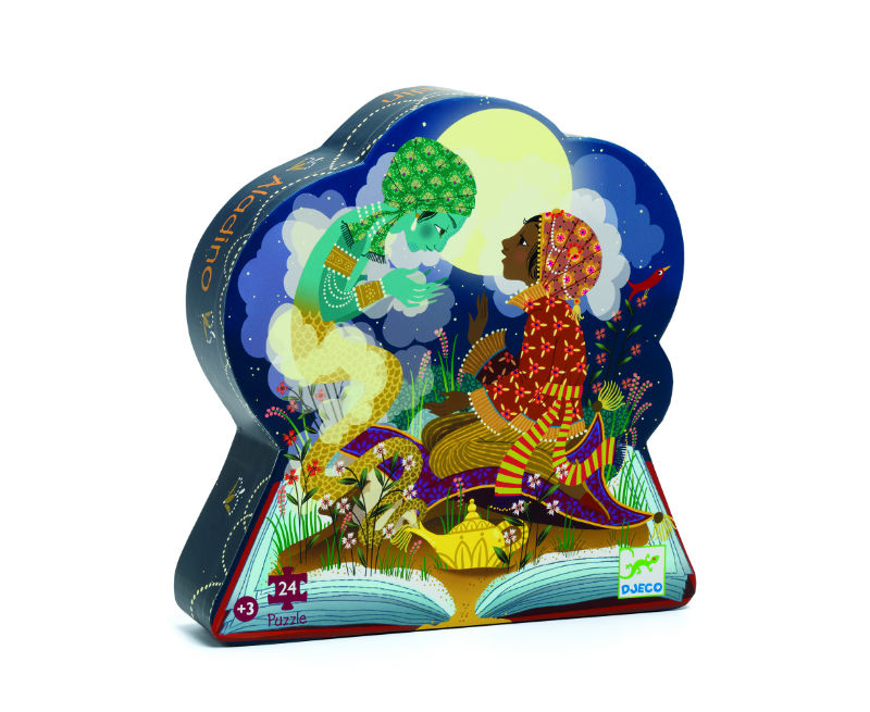 Image de  Puzzle silhouette aladin 24 pcs nd20 
