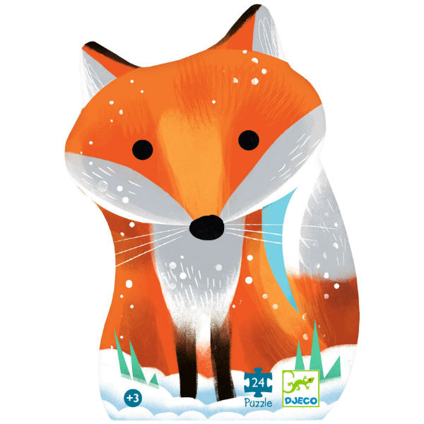 Image de  Puzzle silhouette ginger, petit renard 24 pièces 