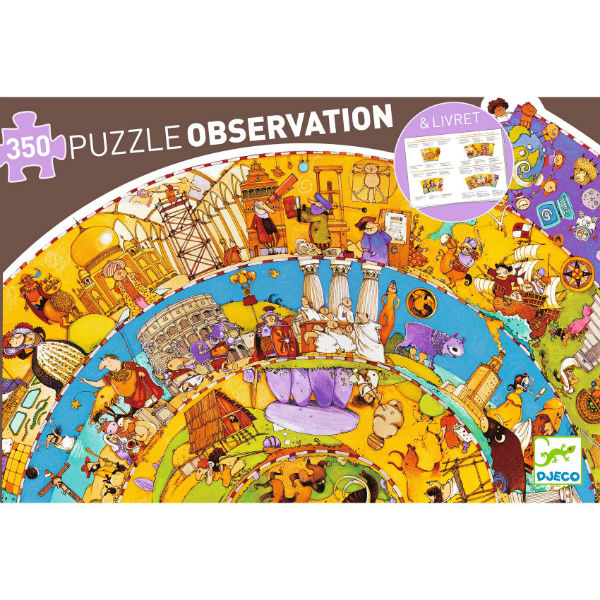 Image de  Puzzles observation Histoire - 350 pcs + livret 