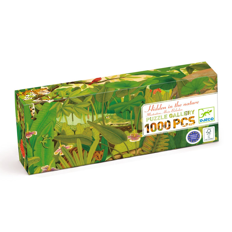 Ref. DJEDJ07692, Puzzle gallery hidden in the nature 1000 pcs, marque DJECO