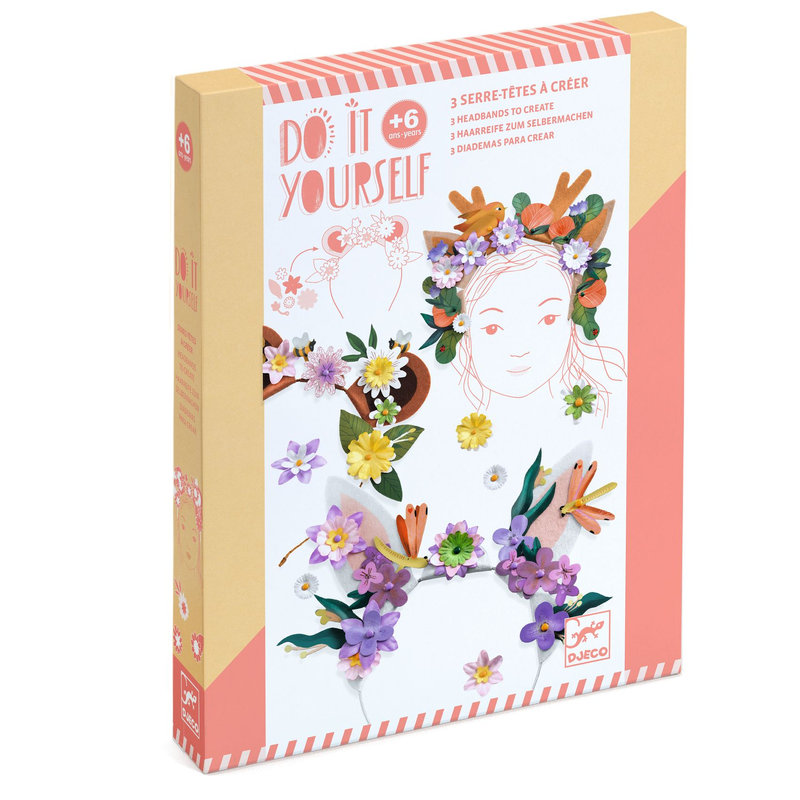 Ref. DJEDJ07927, Do it yourself à créer flower friends, marque DJECO