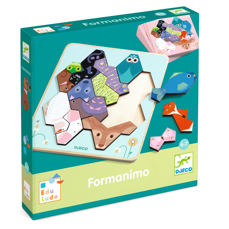 Ref. DJEDJ08226, Jeu éducatif eduludo formanimo, marque DJECO