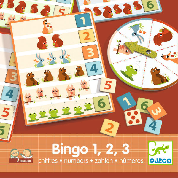 Image de  Eduludo bingo 1,2,3 chiffres 