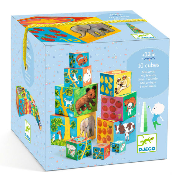 Image de  Cubes premier age 10 cubes mes amis nd15 