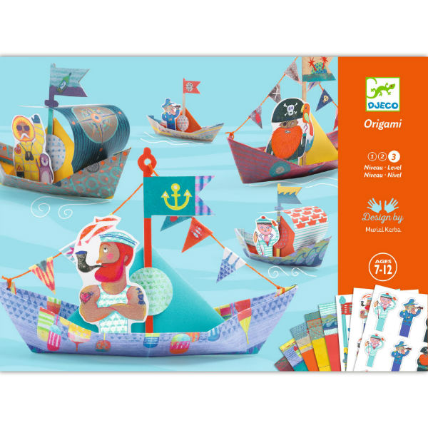 Image de  ORIGAMI BATEAUX SUR L'EAU 