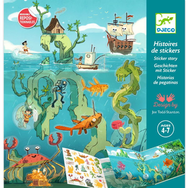 Image de  HISTOIRES DE STICKERS LES AVENTURES EN MER ND19 