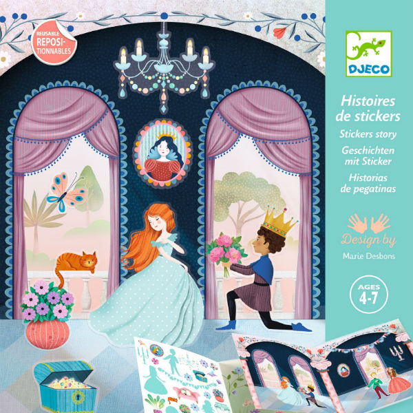 Image de  Histoires de stickers la vie au château 