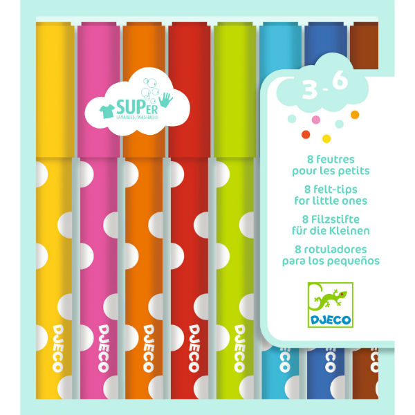 Image de  Boite de 8 feutres pour les petits 