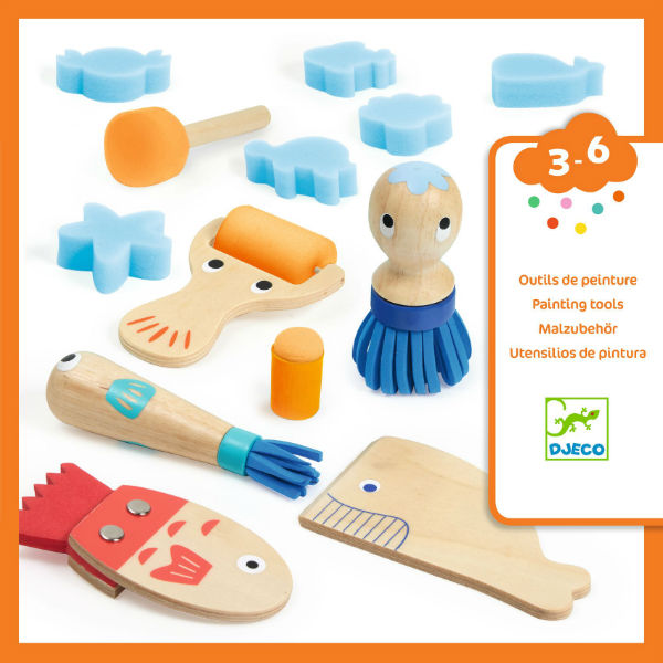 Image de  Coffret curieux outils pour peindre 