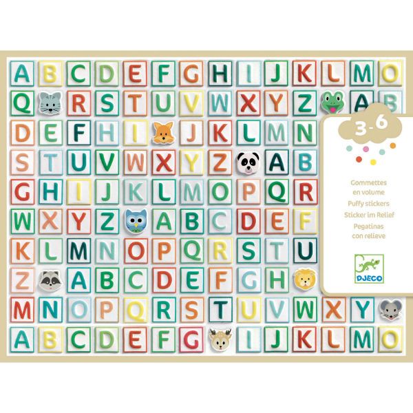 Image de  Gommettes pour les petits alphabet 