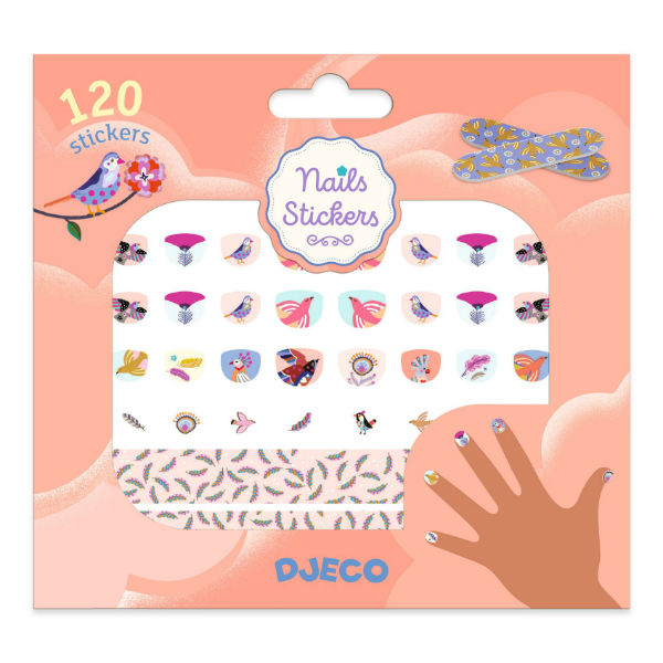 Image de  Nail stickers plumes 
