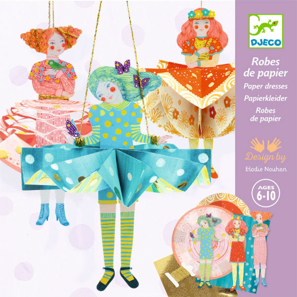 Image de  Papier créatif robes de papier 