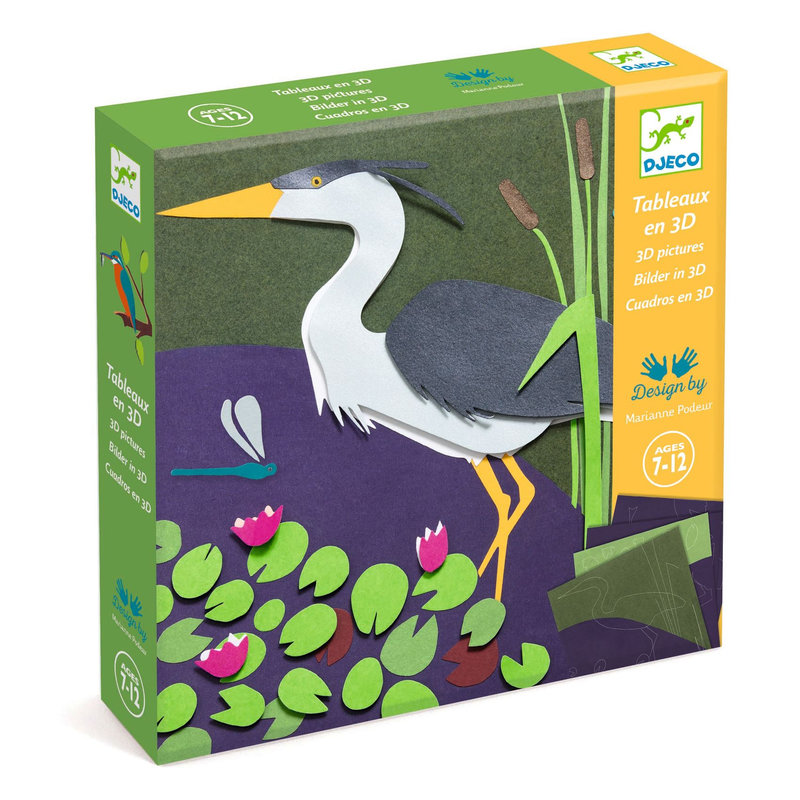 Ref. DJEDJ09456, Papier créatif au bord de l'eau, marque DJECO