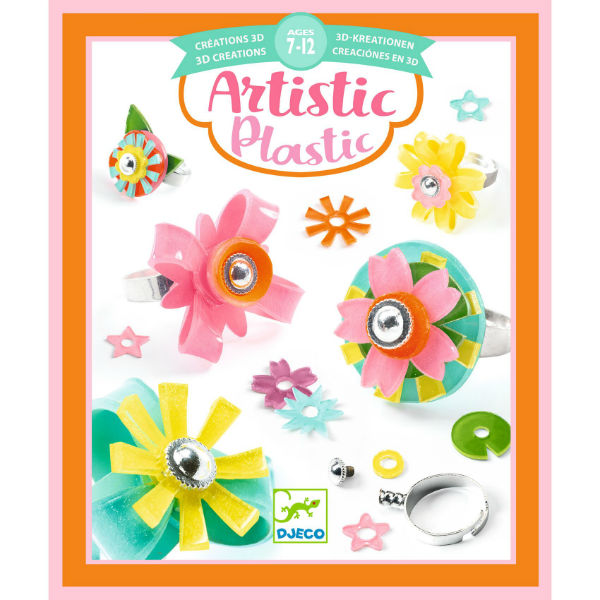 Image de  Artistic plastic collection de bagues nd20 