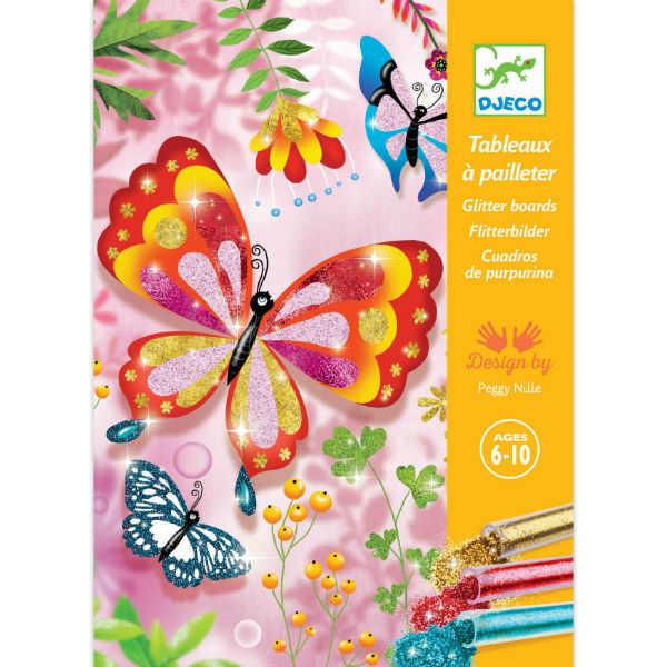 Image de  Tableau à pailleter Papillons 
