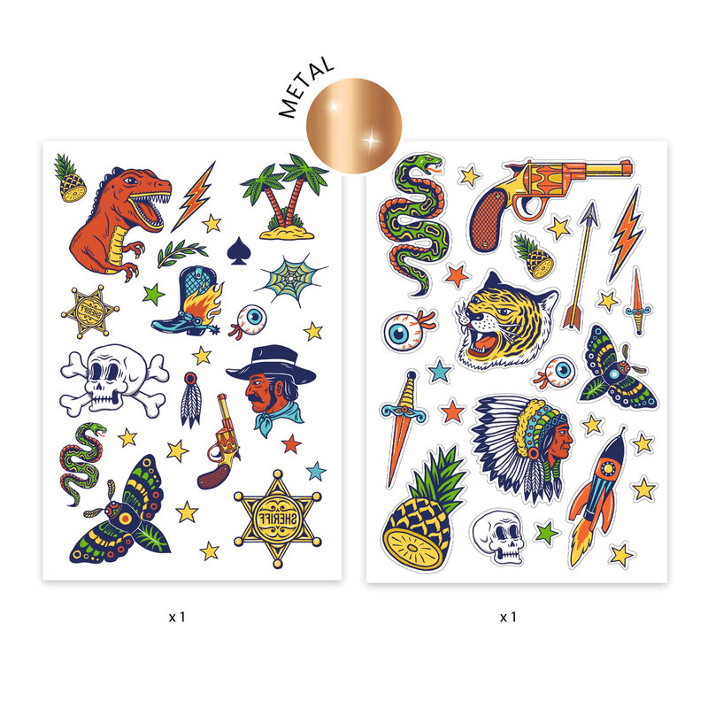 Ref. DJEDJ09577, Tatouages bang bang nd16, marque DJECO