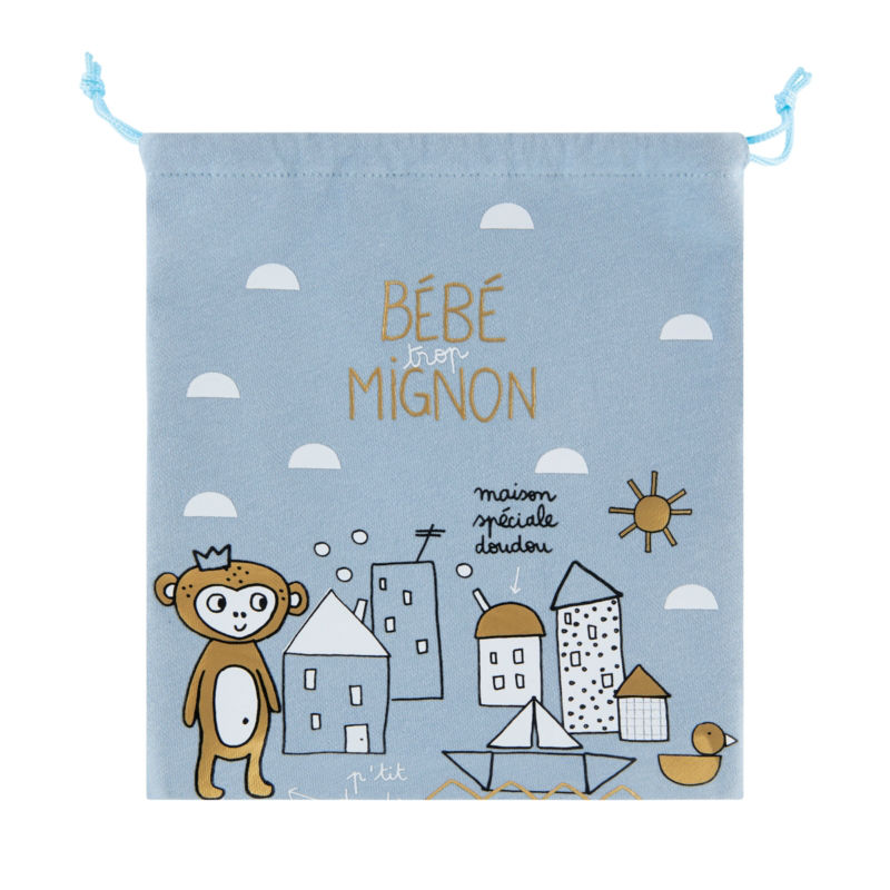 Image de  Sac a doudou zen trop mignon garÇon 