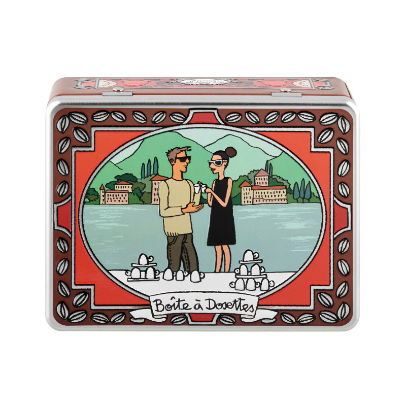 Image de  Boite embossee a dosettes de cafe 