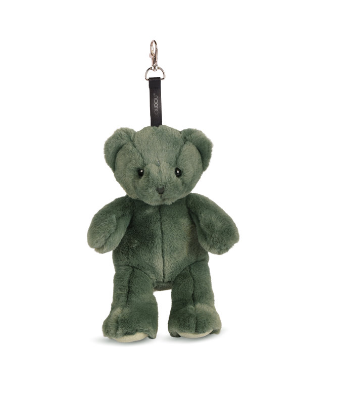 Ref. DOUDC4383, Doudou et Compagnie - Bijou de sac doudou ours kaki, Vert, marque DOUDOU ET COMPAGNIE