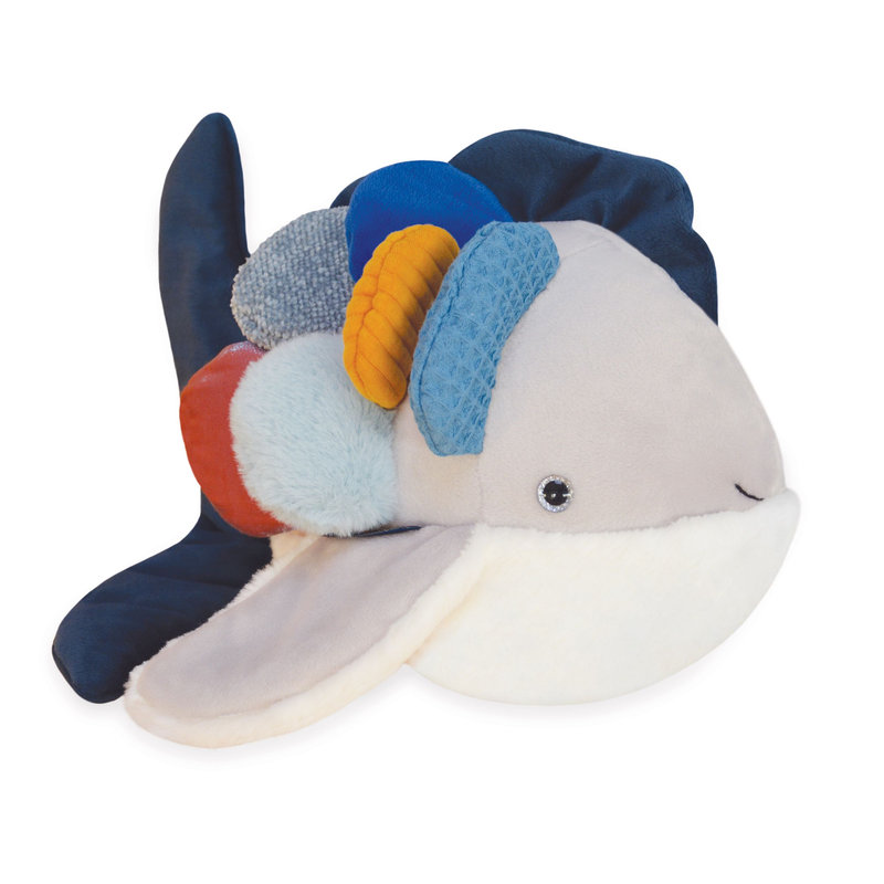 Ref. DOUHO3034, Histoire d'Ours - Trésors Marins peluche poisson arc en ciel 25 cm, marque HISTOIRE D'OURS