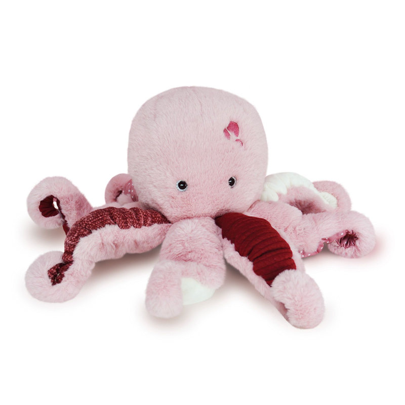 Ref. DOUHO3037, Histoire d'Ours - Trésors Marins peluche pieuvre rose 30 cm, Rose, marque HISTOIRE D'OURS