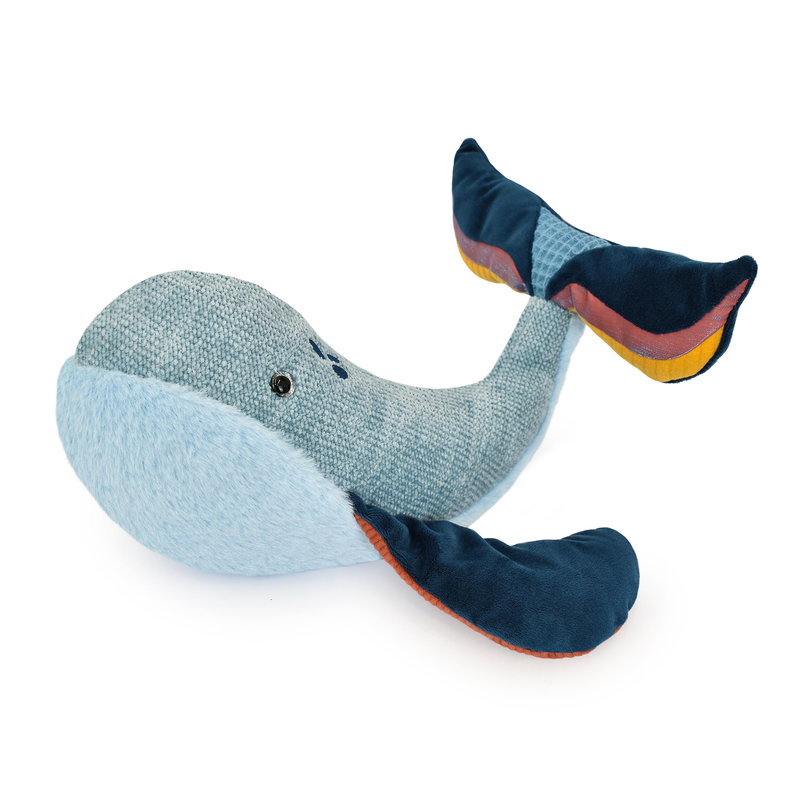 Ref. DOUHO3261, Histoire d'Ours - Trésors Marins peluche baleine 30 cm, marque HISTOIRE D'OURS