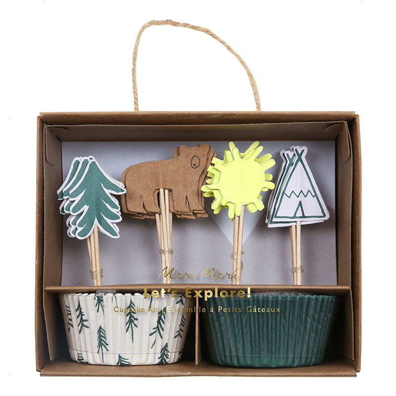 Image de  Set cupcake animaux de la forÊt 