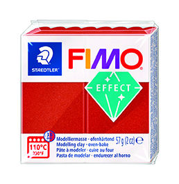 Image de  Pain 57g Fimo soft cuivre pailleté 