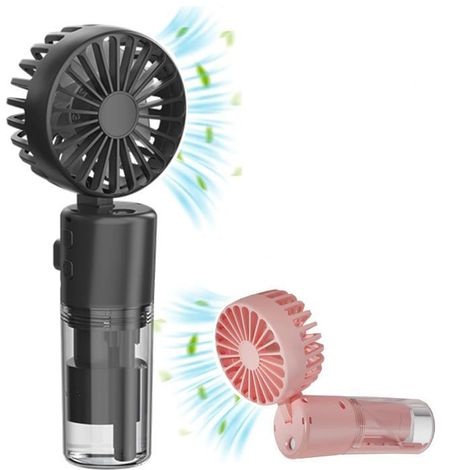 Ref. EQUVENAS07114, Mini ventilateur brumisateur - Coloris Aléatoires, marque EQUINOXE CADEAUX