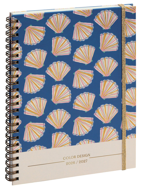 Ref. EXA2004538E, Agenda semainier SAS 20S Lady coquillage, Assorties, marque EXACOMPTA