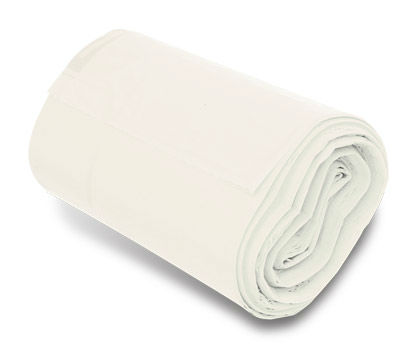 Image de  Cart 1000 sacs 5l blanc 10µ pehd 