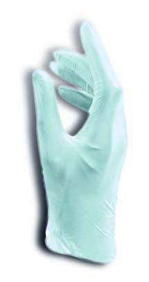 Image de  Bte 100 gants vinyle blanc poudre t.m 