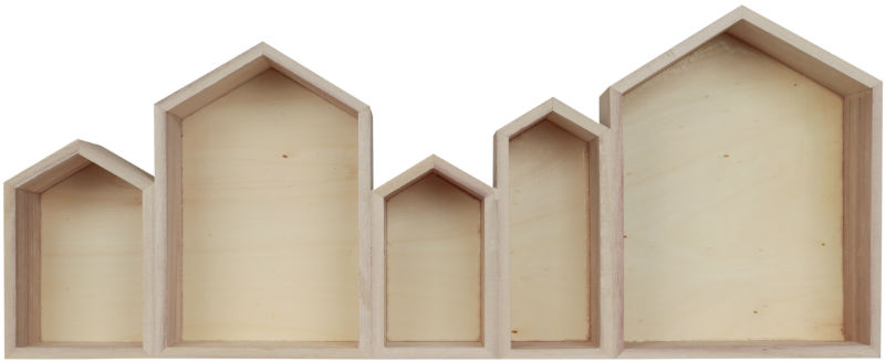 Image de  5 blocs maison bois 