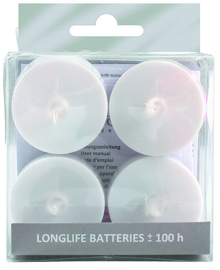 Image de  Lot de 4 bougies led 