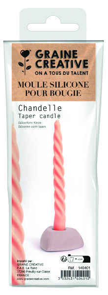 Image de  Moule bougie silicone chandelle 