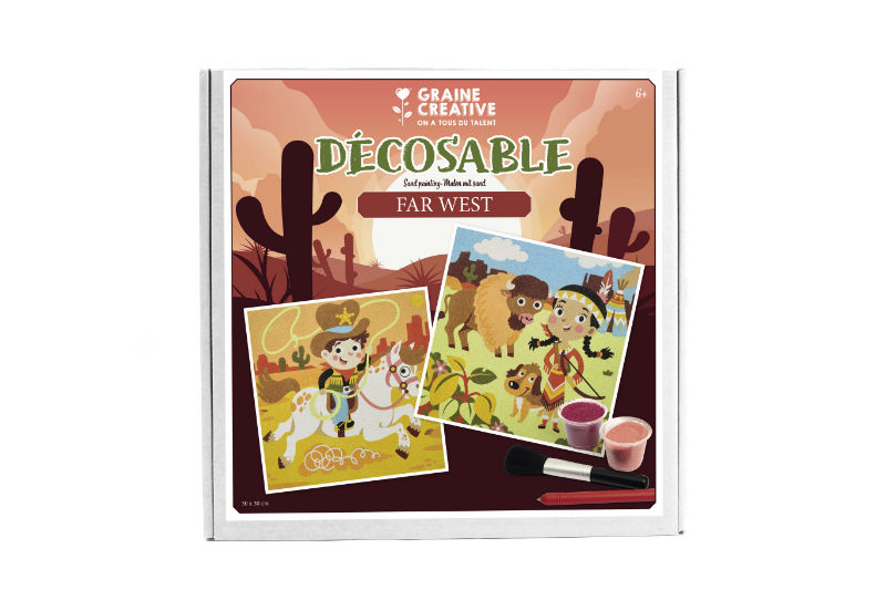 Image de  Kit deco sable far west 