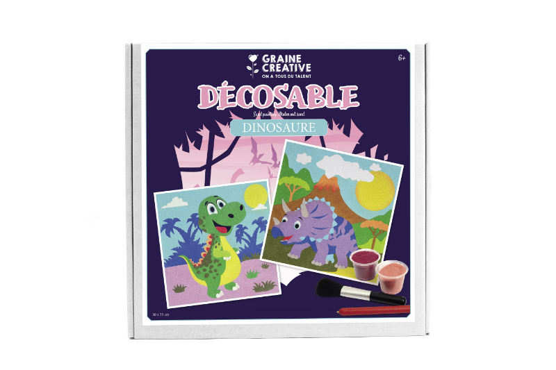 Image de  Kit deco sable dinosaure 