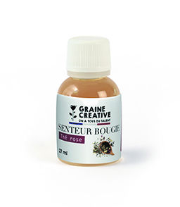 Image de  Senteur bougie thé rose 27 ml 