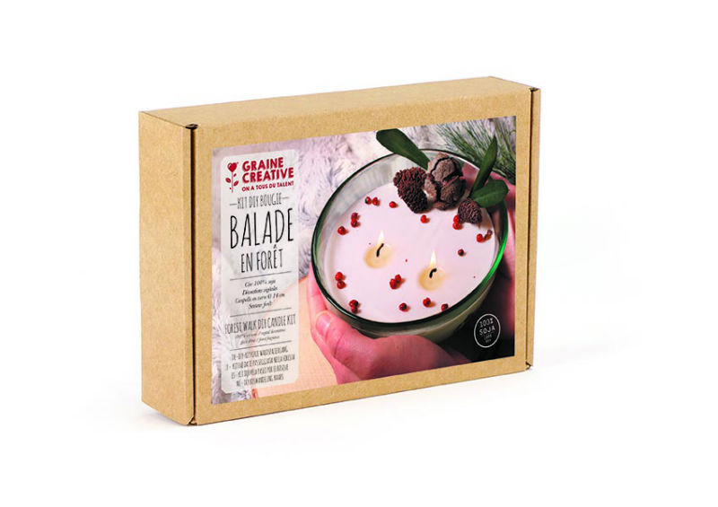 Image de  Kit diy bougie balade en forêt 