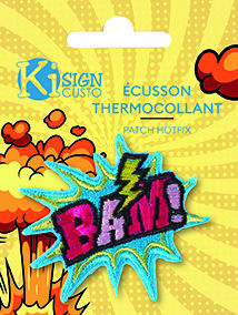 Image de  Écusson brodé thermocollant bam ! 