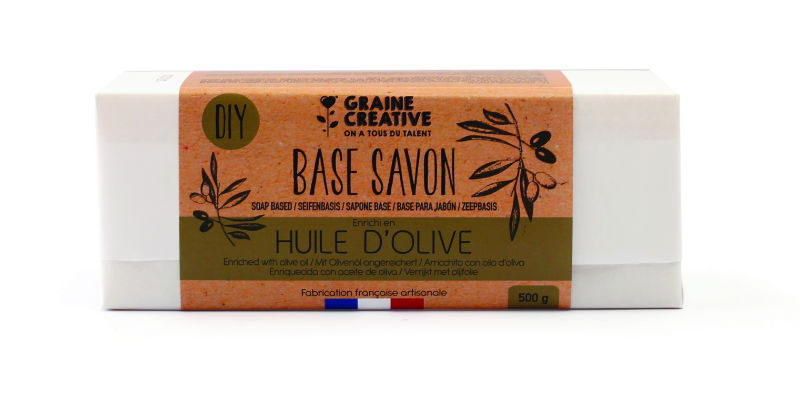 Image de  Base savon naturel olive 500g 