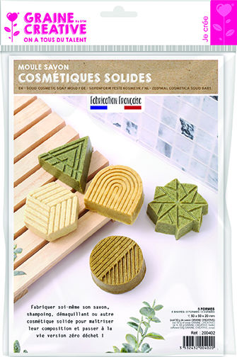 Image de  Moule 6 savons cosmetiques solides 