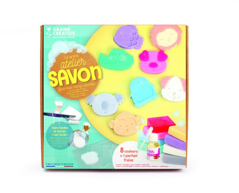 Image de  Coffret atelier savon animaux 