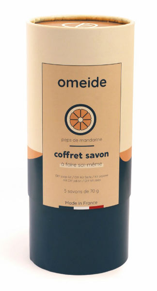 Image de  Coffret savon omeide - peps de mandarine 