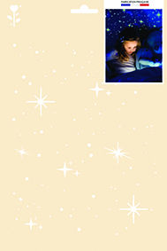 Image de  Pochoir A4 étoiles 