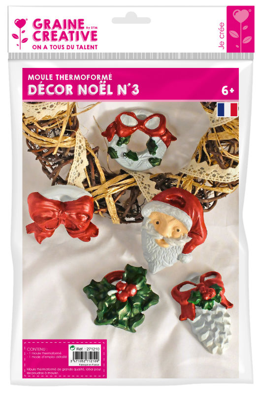 Image de  Moule thermo decor Noël n°3 