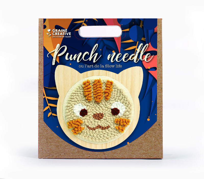 Image de  Kit punch needle chat 
