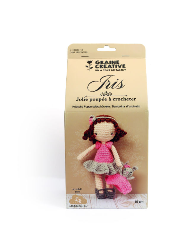 Image de  Kit crochet poupée Iris 